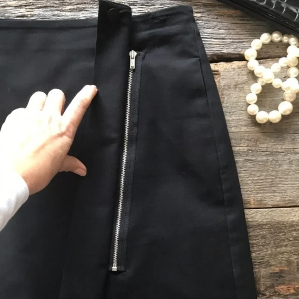 GAP Black Wrap Skirt